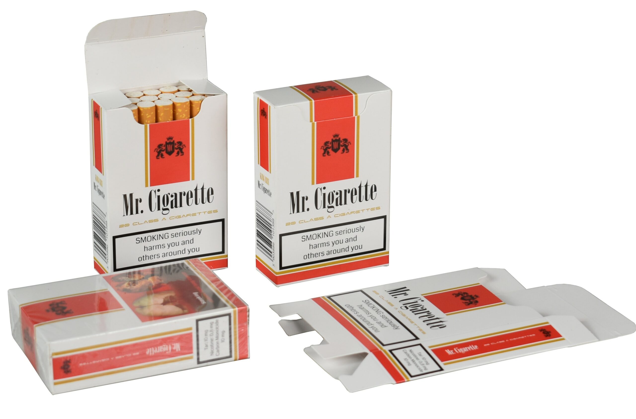 Paczki opakowania pudełka na gilzy papierosowe RED 1000 szt